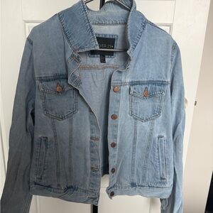 Forever 21 Plus Light Blue Denim Jacket